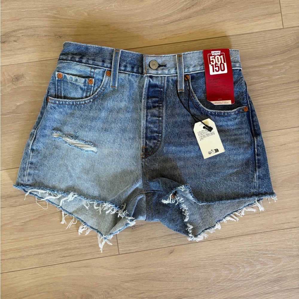Levi's Blue Jean Shorts